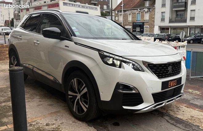 Peugeot 3008 gt line 1.6 thp 165 eat toit ouvrant Blanc de 2018