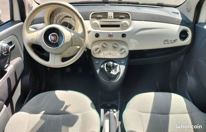 Fiat 500 cabriolet 1.3 mjt 95 lounge start-stop Blanc de 2015