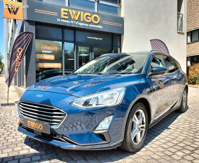 Cliquer pour voir la photo suivante Ford Focus break 1.0 scti 125 trend plus bva Bleu de 2019