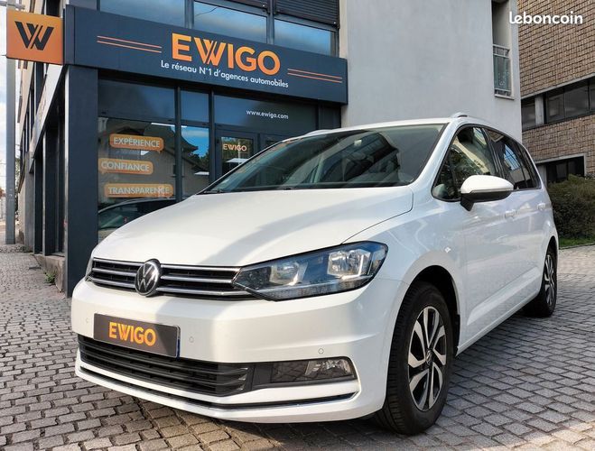 Volkswagen Touran 2.0 tdi 120 active 7places tva Blanc de 2021