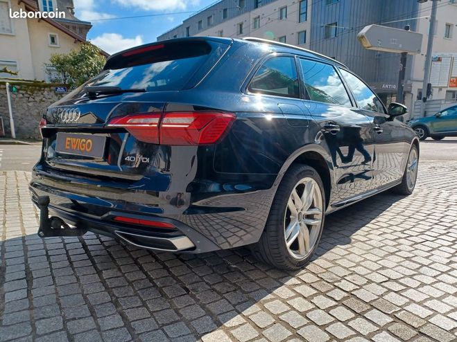 Audi A4 Avant 2.0 40 tdi 190 design s-tronic bva Noir de 2020