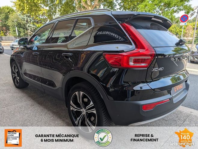 Volvo XC40 t5 recharge 180ch + 82ch inscription lux Noir de 2021