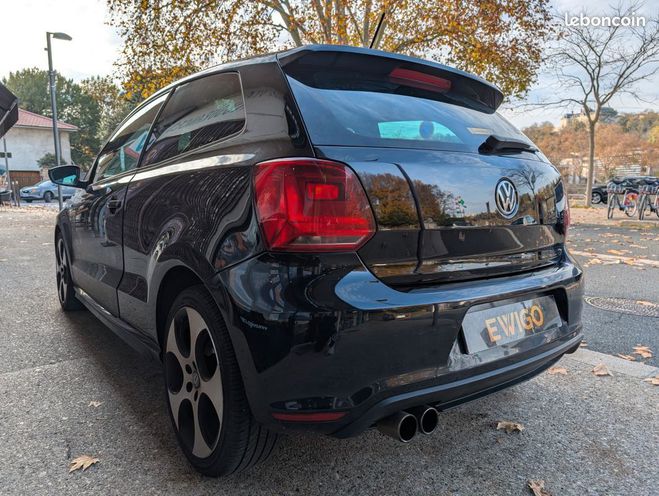 Volkswagen Polo 1.4 tsi 180ch gti dsg7 3p carplay toit o Noir de 2011
