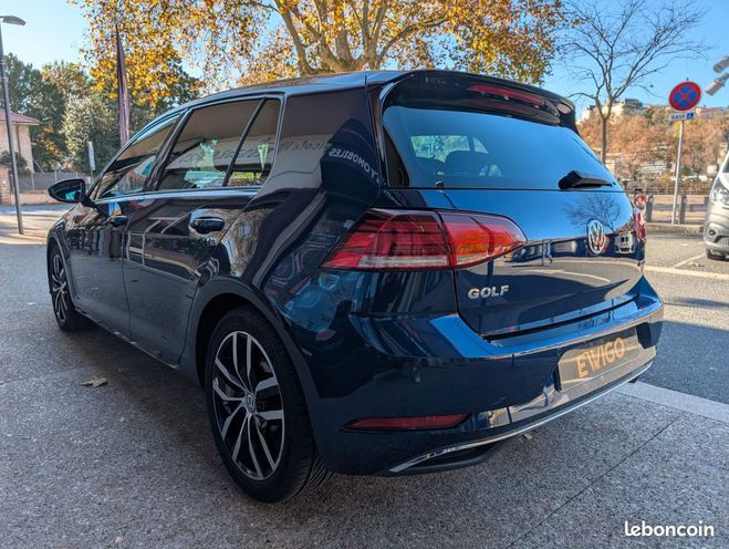 Volkswagen Golf vii 1.5 tsi evo 130ch carat exlusive dsg Bleu de 2019