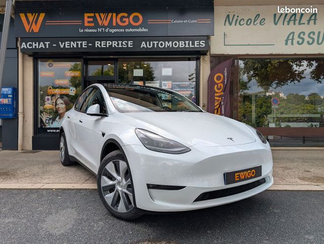 Tesla Model Y electric 515ch 211ppm 75kwh long range 4 Blanc de 2022