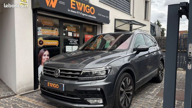 Volkswagen Tiguan 2.0 tdi 190ch r-line 4motion dsg toit ou Gris de 2017