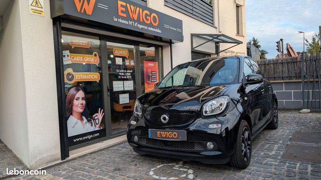 Smart Forfour eq electric 82ch prime toit panoramique  Noir de 2020