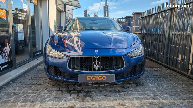 Maserati Ghibli 3.0 v6 275ch granlusso entretien Bleu de 2017