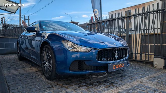 Maserati Ghibli 3.0 v6 275ch granlusso entretien Bleu de 2017