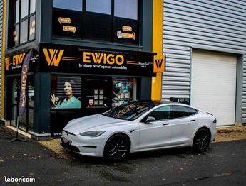  Voir détails -Tesla Model S model-s 1020 ch 100kwh plaid 4wd garanti à Belbeuf (76)