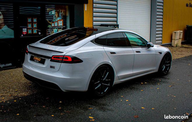 Tesla Model S model-s 1020 ch 100kwh plaid 4wd garanti Gris de 2022