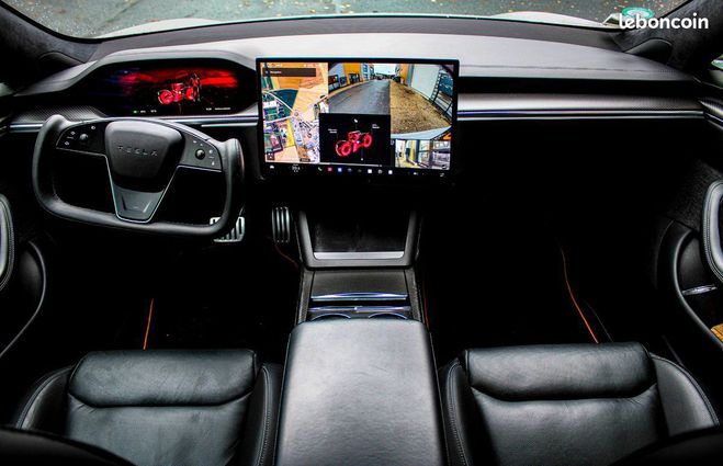 Tesla Model S model-s 1020 ch 100kwh plaid 4wd garanti Gris de 2022