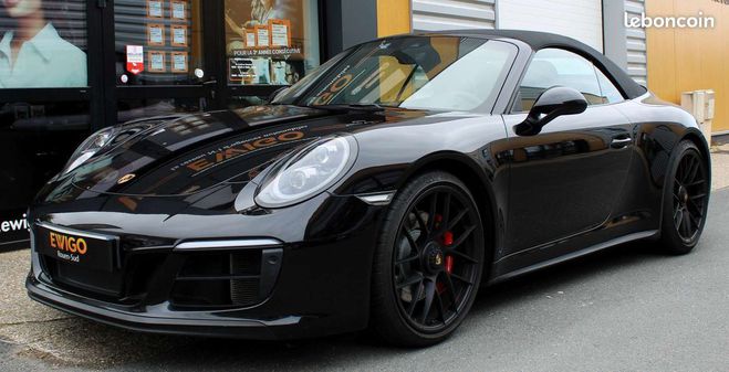 Porsche 911 cabriolet (991.2) 3.0 450 ch carrera 4 g Noir de 2018