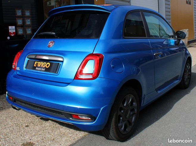Fiat 500 0.9 twinair 85 ch sport toit ouvrant Bleu de 2019