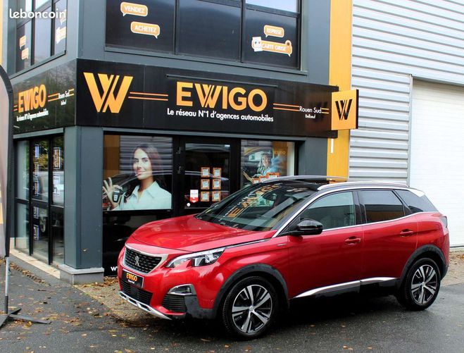 Peugeot 3008 1.5 bluehdi 130 ch gt line toit ouvrant  Rouge de 2019