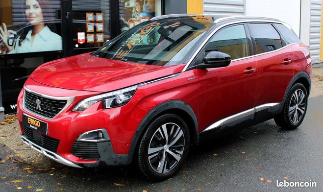 Peugeot 3008 1.5 bluehdi 130 ch gt line toit ouvrant  Rouge de 2019