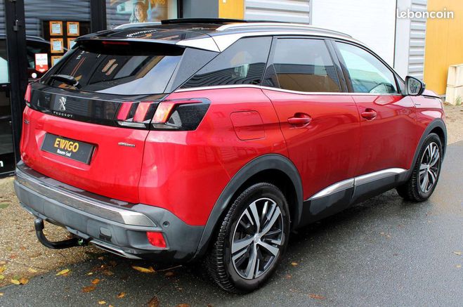 Peugeot 3008 1.5 bluehdi 130 ch gt line toit ouvrant  Rouge de 2019
