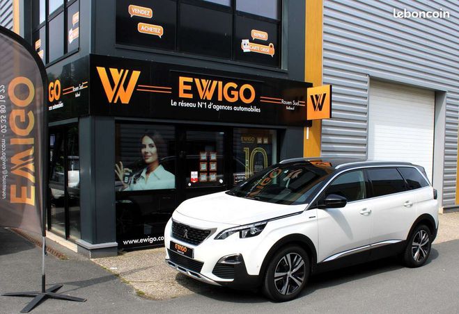 Peugeot 5008 ii 1.6 165 ch gt line bva eat6 Blanc de 2017