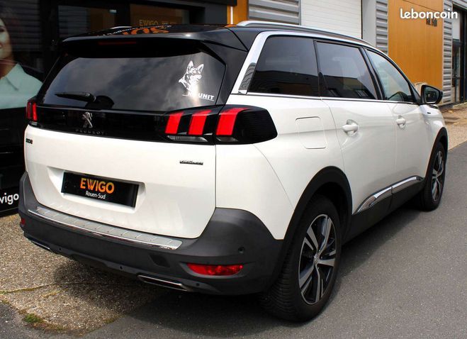 Peugeot 5008 ii 1.6 165 ch gt line bva eat6 Blanc de 2017
