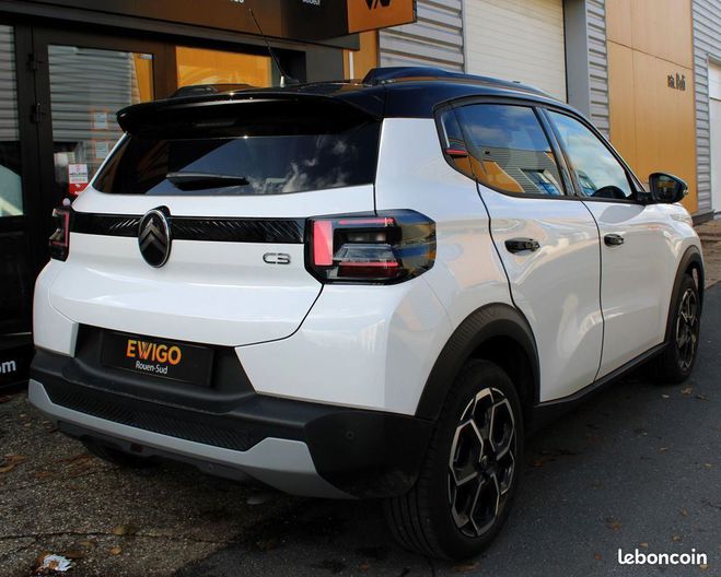 Citroen C3 1.2 mhev hybrid 100 ch max e-dcs6 Blanc de 2025
