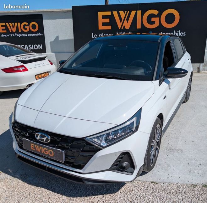 Hyundai I20 1.0 t-gdi 100 hybrid mhev 48volt n-line  Blanc de 2023