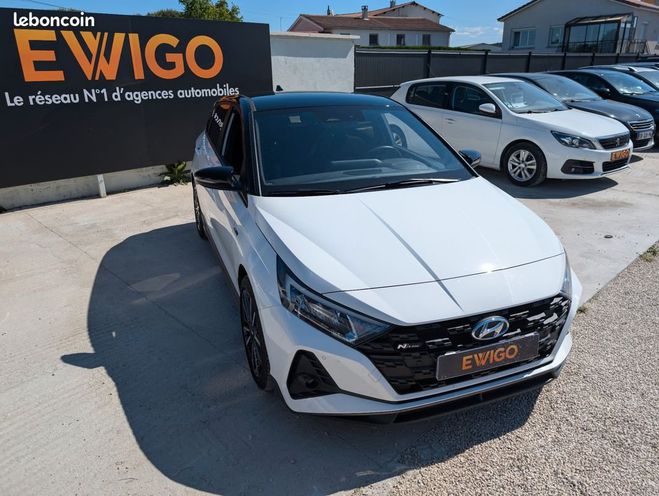 Hyundai I20 1.0 t-gdi 100 hybrid mhev 48volt n-line  Blanc de 2023