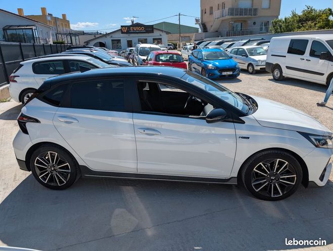 Hyundai I20 1.0 t-gdi 100 hybrid mhev 48volt n-line  Blanc de 2023
