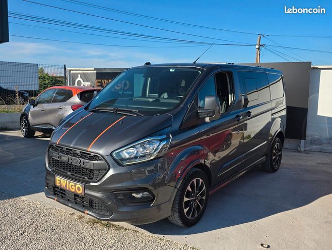 Cliquer pour voir la photo suivante Ford Custom sport 320 2.0 ecoblue 185ch l1h1 cabine Gris de 2020