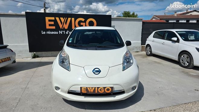 Nissan Leaf electric 110 24kwh charge rapide Blanc de 2016