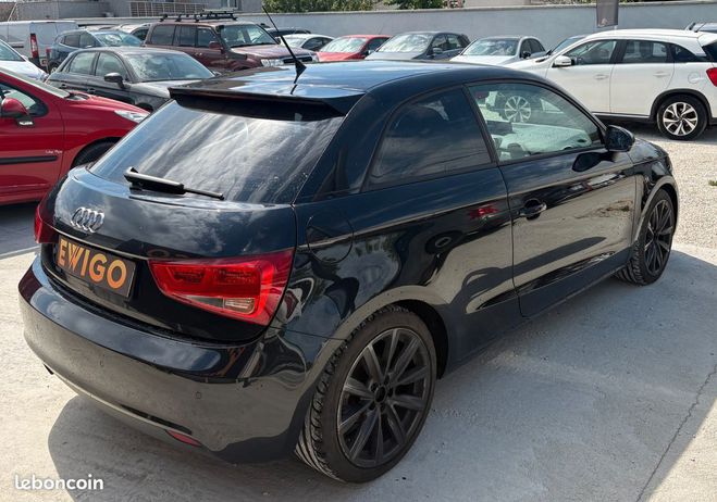 Audi A1 1.2 tfsi 86 ch ambition xenon + radar ar Noir de 2011