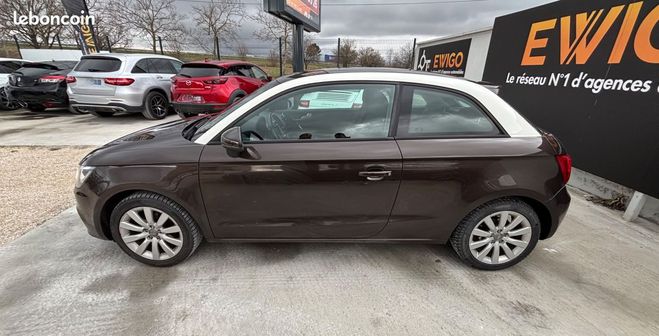 Audi A1 1.6 tdi 90 ch ambition xenon   radar ar Marron de 2014
