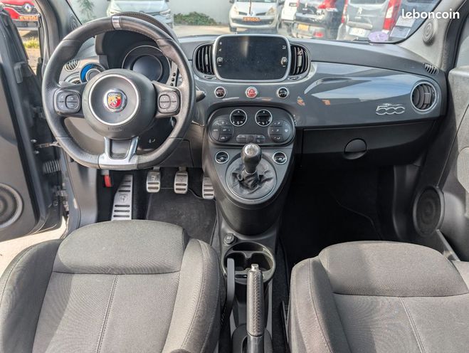 Abarth 500 fiat 595 1.4 t 145 turismo-toit ouvrant- Gris de 2019