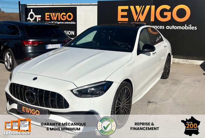 Mercedes Classe C 2.0 220 d 200 mhev hybrid amg line 9g-tr Blanc de 2021