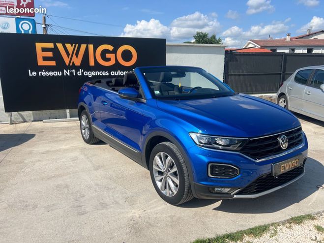 Cliquer pour voir la photo suivante Volkswagen T Roc cabriolet 1.5 tsi 150 ch evo style dsg7 Bleu de 2021