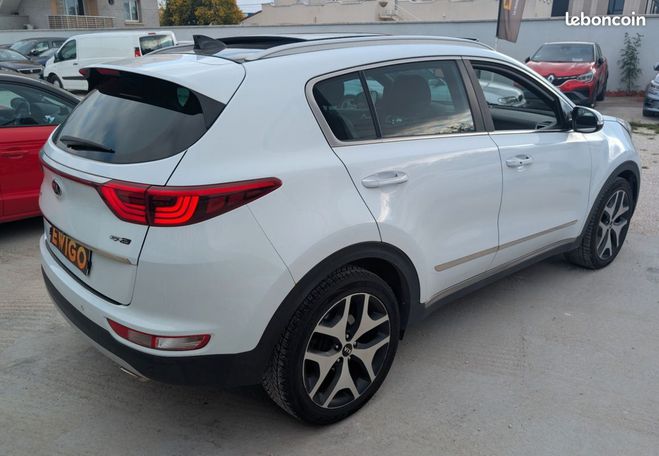 Kia Sportage 2.0 turbo crdi 135 gt line 1 ere main to Blanc de 2016