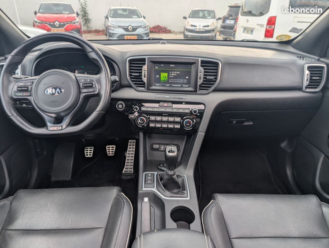 Kia Sportage 2.0 turbo crdi 135 gt line 1 ere main to Blanc de 2016