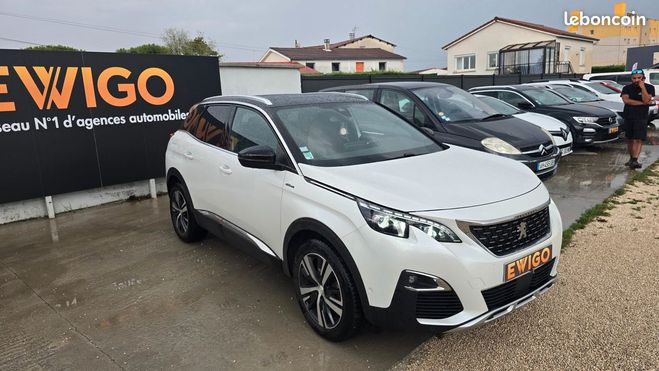 Peugeot 3008 gt-line eat8 130ch entretien Blanc de 2018