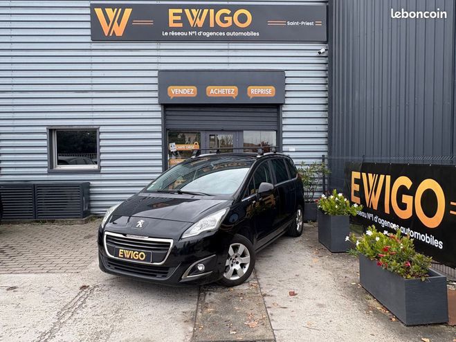 Cliquer pour voir la photo suivante Peugeot 5008 1.6 bluehdi 120ch style -toit pano- dist Noir de 2015