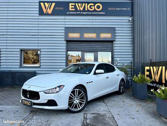  Voir détails -Maserati Ghibli diesel 3.0 v6 275ch bva8 palettes siges à Saint-Priest (69)