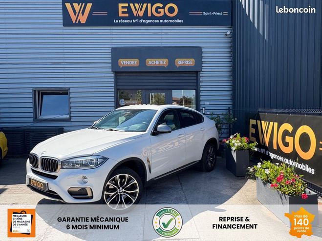 BMW X6 40d 313ch exclusive xdrive toit ouvrant  Blanc de 2016