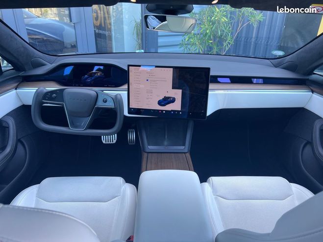 Tesla Model S model-s electric 720ch 100kwh long-range Bleu de 2023