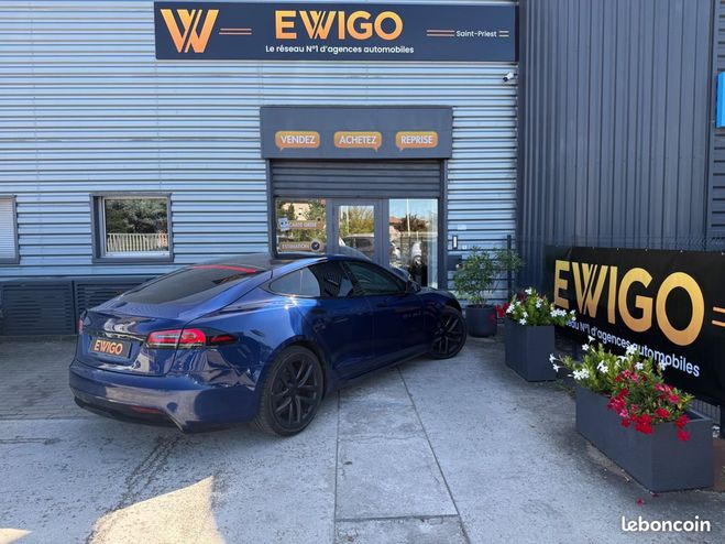 Tesla Model S model-s electric 720ch 100kwh long-range Bleu de 2023