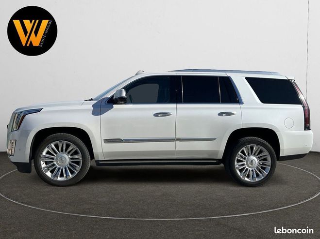 Cadillac Escalade 6.2 425ch v8 platinum flexfuel d'origine Blanc de 2020