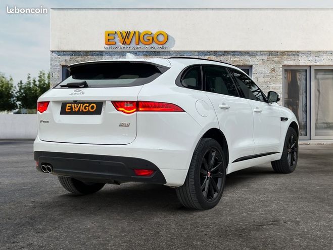 Jaguar F Pace 2.0 4x4 180 r-sport awd bva8 2eme main s Blanc de 2017