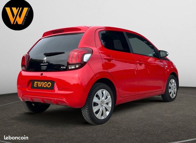 Peugeot 108 1.0 vti 70 style start-stop 1ere main en Rouge de 2019