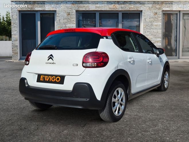 Citroen C3 generation-iii 1.2 puretech 80 graphic p Blanc de 2020