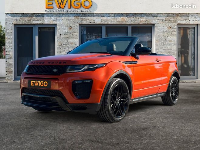 Cliquer pour voir la photo suivante Land rover Range Rover Evoque cabriolet 2.0 td4 180ch hse dynamic awd Orange de 2016