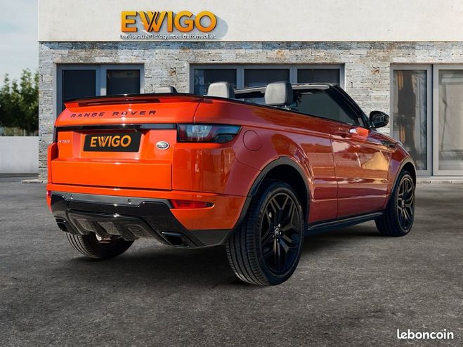 Land rover Range Rover Evoque cabriolet 2.0 td4 180ch hse dynamic awd  Orange de 2016