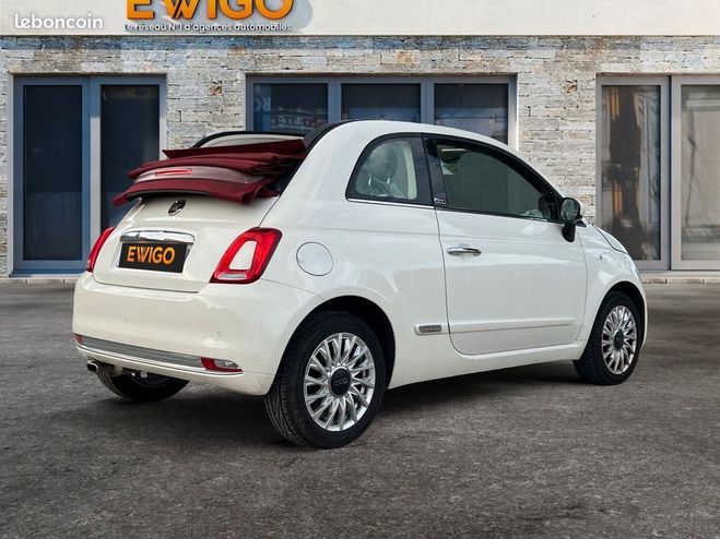 Fiat 500 C cabriolet 1.2 70 lounge revision faite Beige de 2018