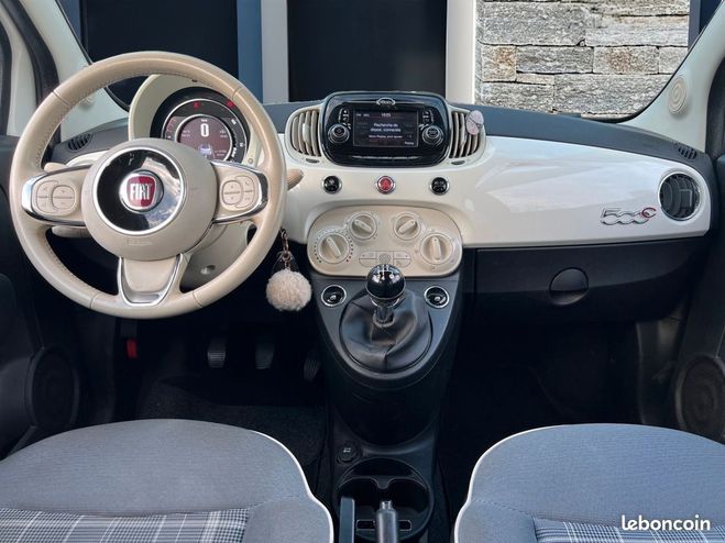 Fiat 500 C cabriolet 1.2 70 lounge revision faite Beige de 2018